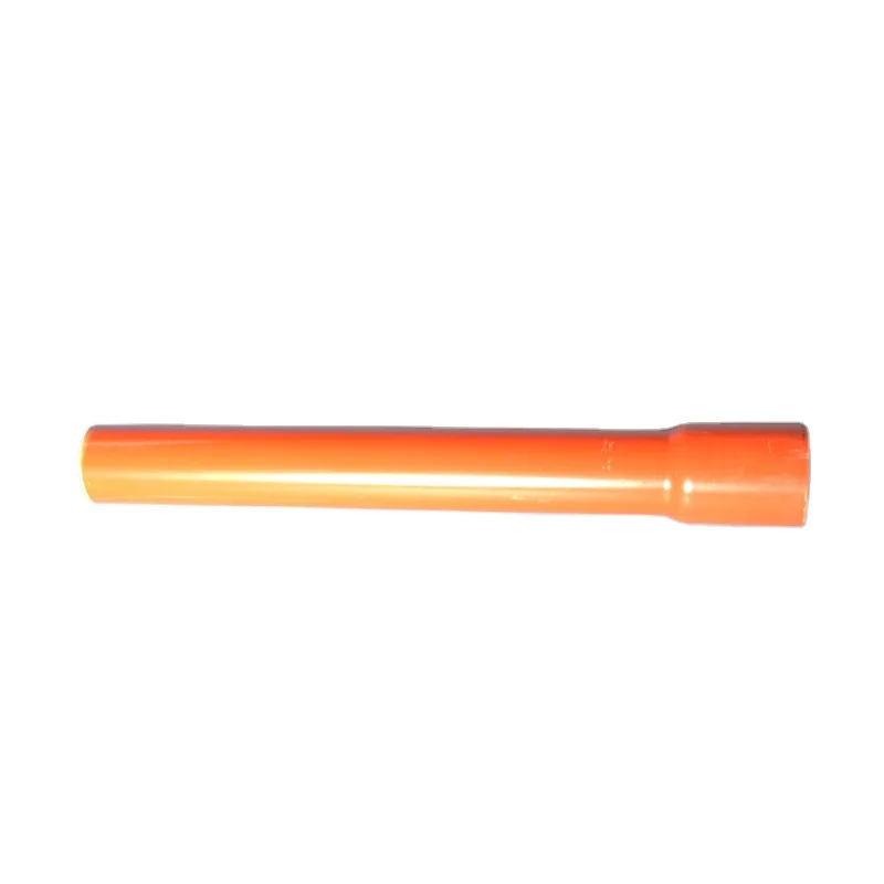 PVC Pipe  orange  electrical conduit pipe underground