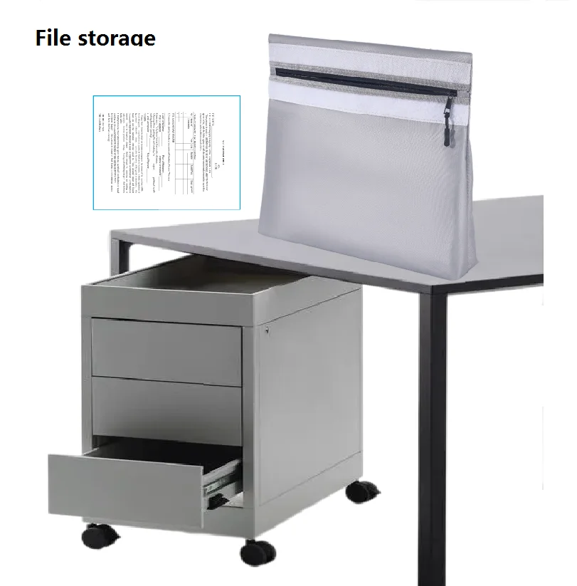 organizer Fire Retardant Storage Bags Cash Passport Security Bags   Fireproof document bag