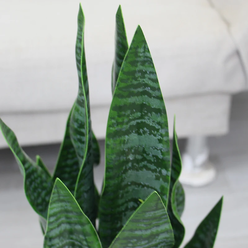 Искусственное растение sansevieria для украшения помещений оптом