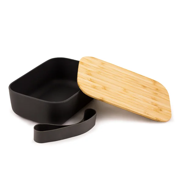 Wholesale Eco Bamboo Fiber Food Container Bamboo Fiber Bento Portable Lunch Box