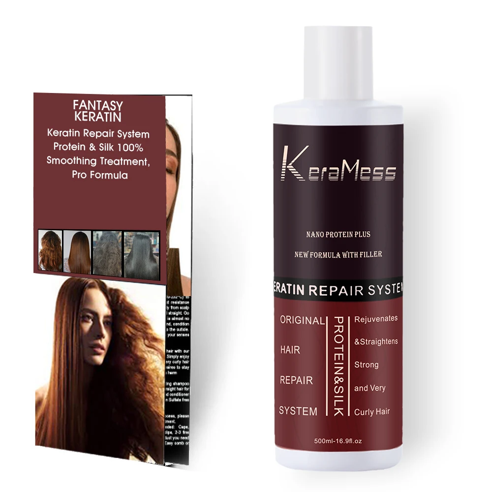 Exclusive Formula Stop Hair Breakage Frizz Control Formaldehyde Free Smoothing Treatment Long Lasting Keratin Hair Treatment