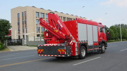 13-тонное шасси Sinotruk аварийно-спасательная пожарная машина