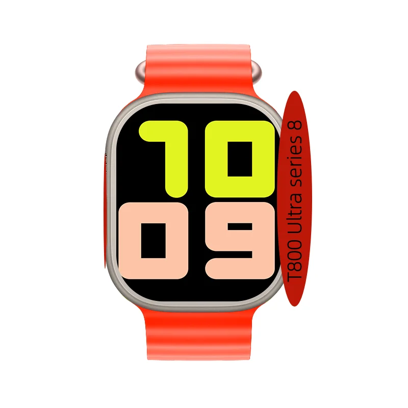 2022 T800ultra smartwatch serie 8, 1.99 hiwatch pro fitness tracker wireless charge reloj watch 8 for men series 8 smart watch
