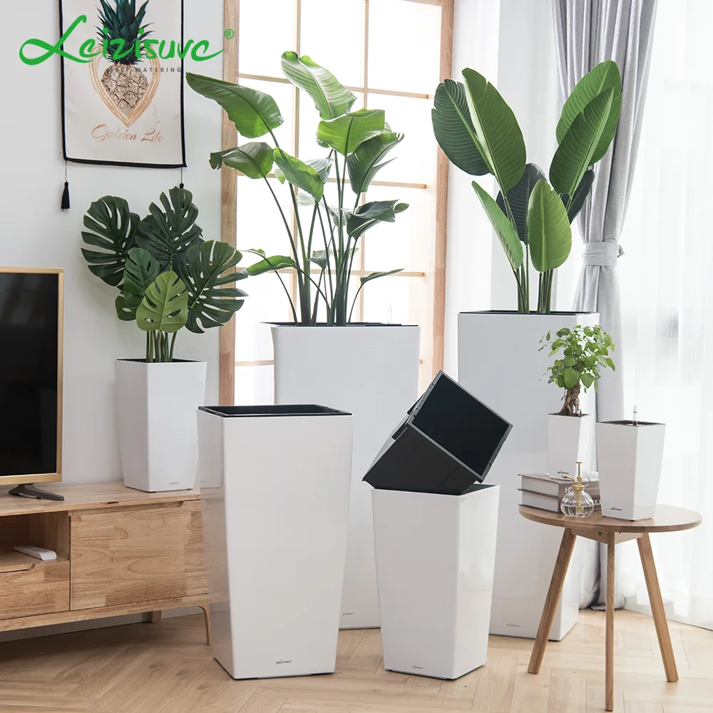  2021 Ornaments Garden Large Decorative Planter Pots Big Size Balcony Flower Pot Tall Planters For Floor and