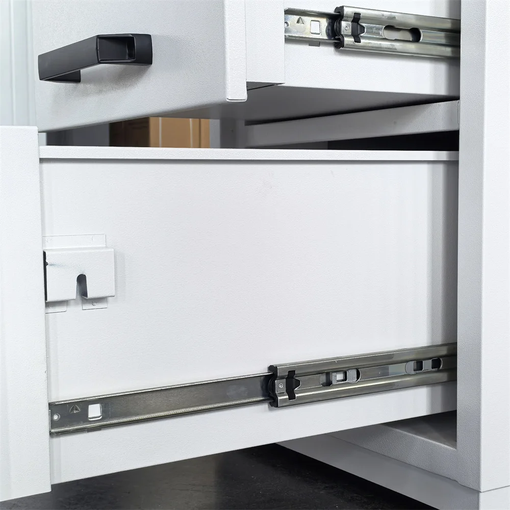 Metal 4 Drawer Fireproof File Cabinet Steel 4 Drawer File Cabinet With Lock Vertical File Cabinets