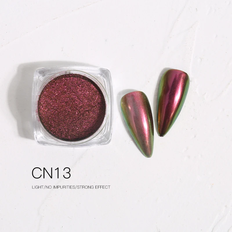 Car Coating Painting Color Pigment Nail Powder Ultra Chameleon Nail Powder Green to Blue