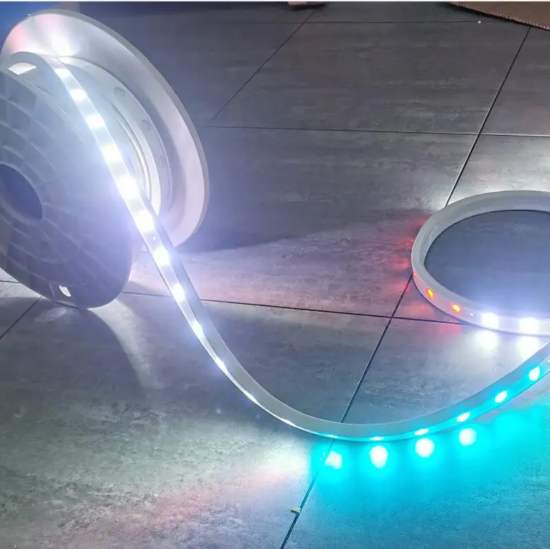 RGBIC decorative wall washer rgb 18w/m wall led light strip 24v outdoor waterproof flexible led wall washing lights