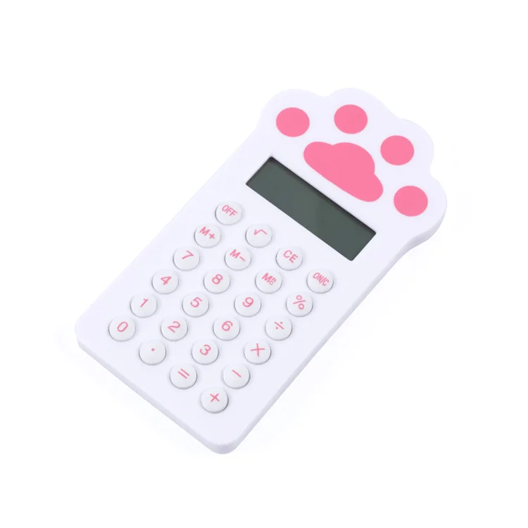8 digits rubber button small shape claw appearance calculator electronic calculator pocket calculator