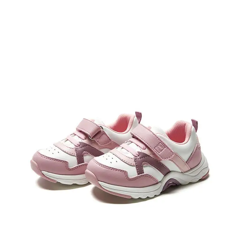 Новинка модные розовые кроссовки OEM/ODM для малышей обувь детей мальчиков и девочек необычная Осенняя хлопковая ткань симпатичная