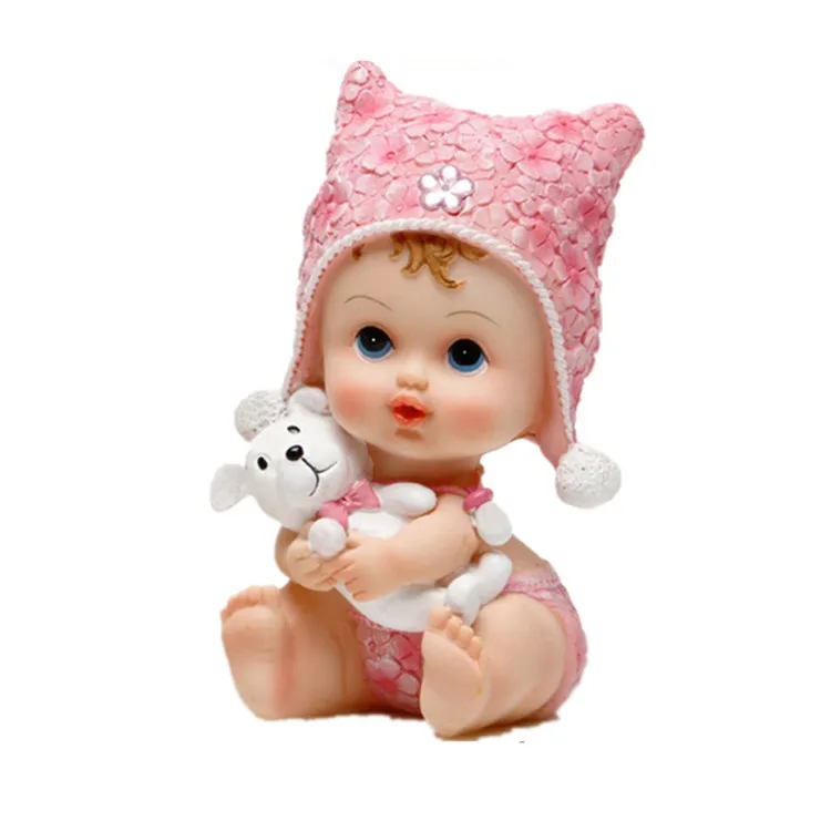 Розовые Детские сувениры для крещения