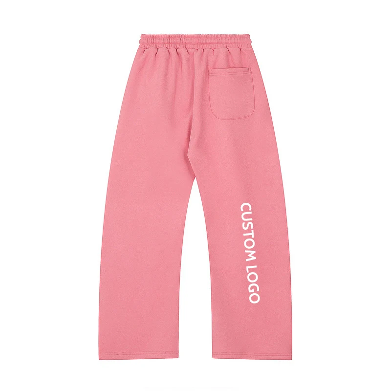 Женские однотонные 100% хлопковые спортивные штаны с карманами повседневные большого размера