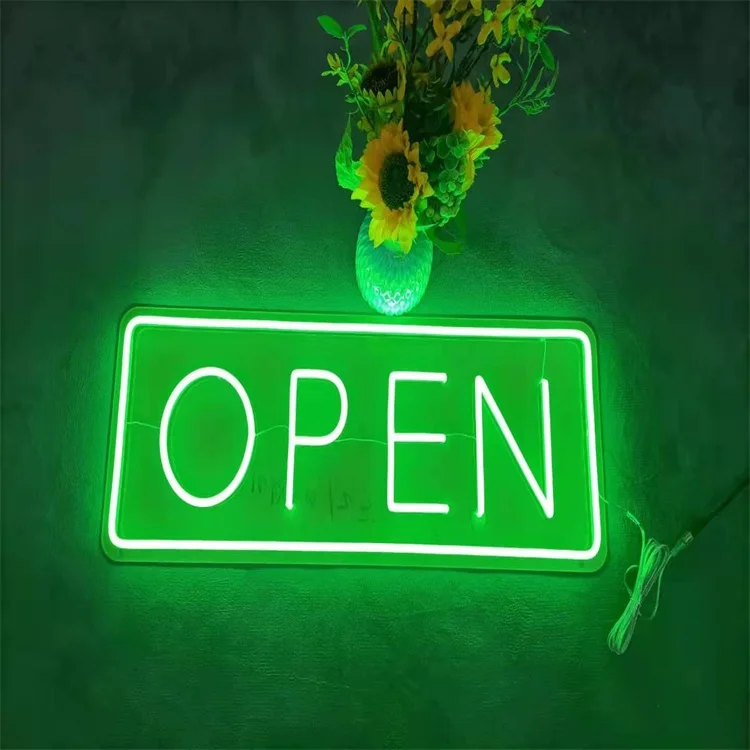 Dropshipping Free Design Custom Led Neon Sign Light Electronic Led Signs Custom Open Neon Sign for Shop
