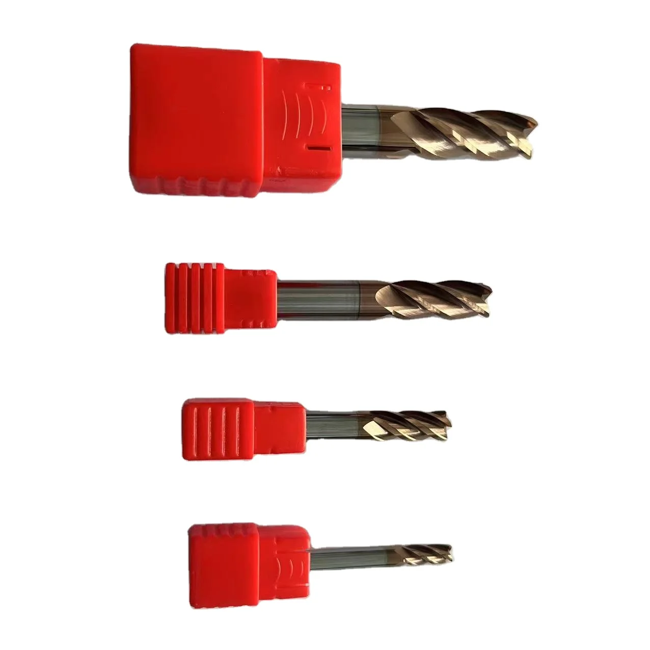 HRC55 4-slot flat tungsten carbide end mill tool CNC custom router drill bit tool tungsten carbide