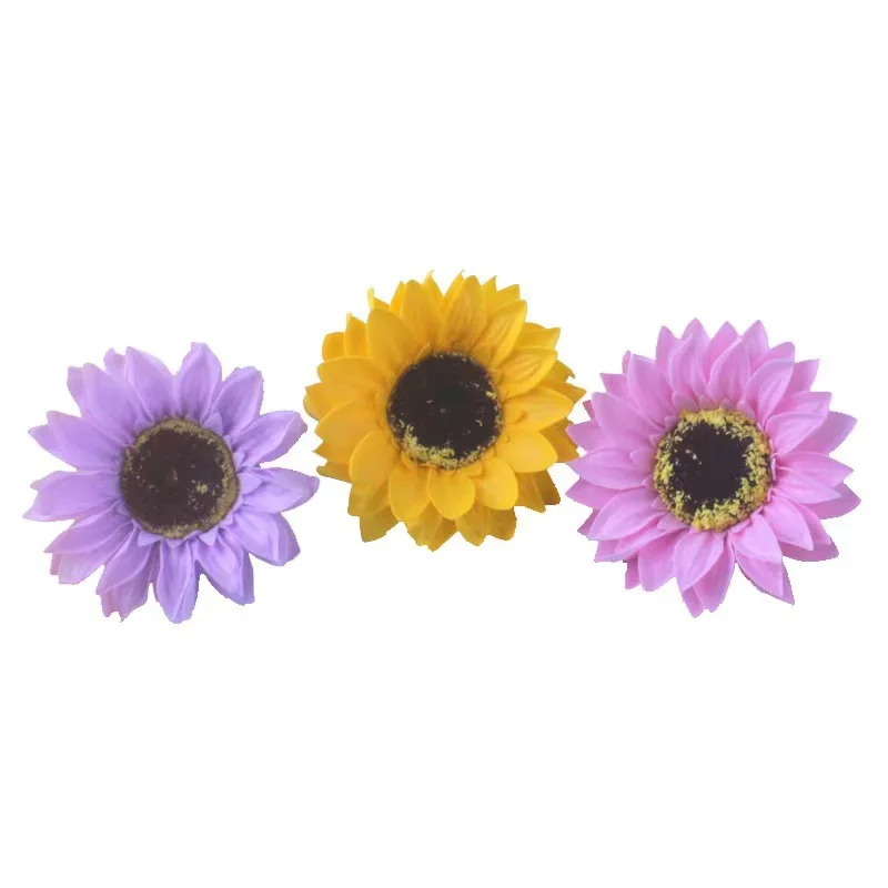 Home Decoration Soap Flower Simulation Artificial Flower Head Sunflower