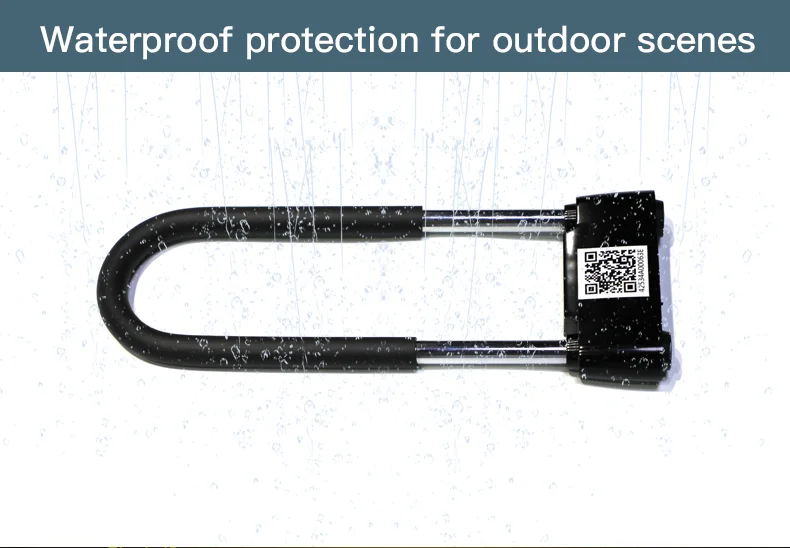 smart door lock knob handles with key U-lock china