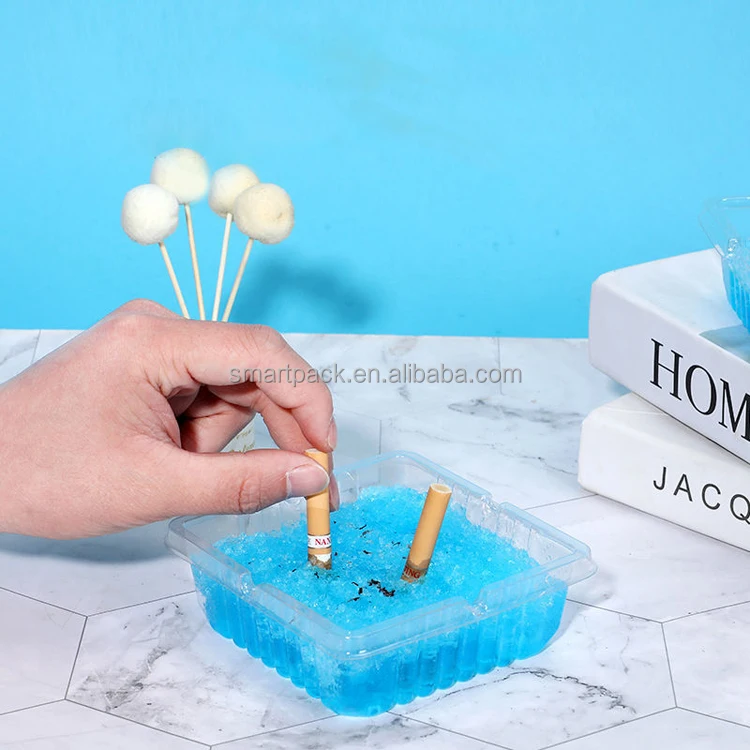 Whosale Eco Plastic Hotel Outdoor Plastic PET Cigar Ashtrays Plastic Portable Ash Trays