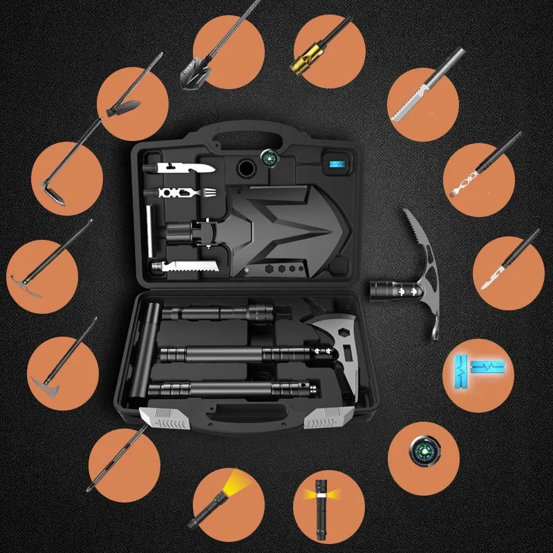Hiking Emergency survival kit Travel rescue bag Camping Equipment Survival Outdoor professional survival kit