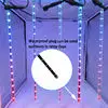 DMX 3D Tube DC12V Waterproof 50cm 100cm RGB Led Meteor Shower Light
