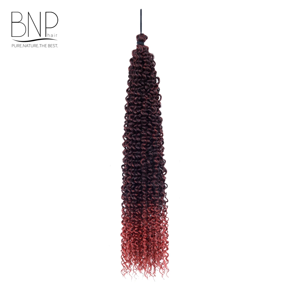 BNP 22-Inch Brazilian Ocean Wave Crochet Passion Twist Long Curly Braids 4PCS High Quality Synthetic Hair Extensions Dyed Good