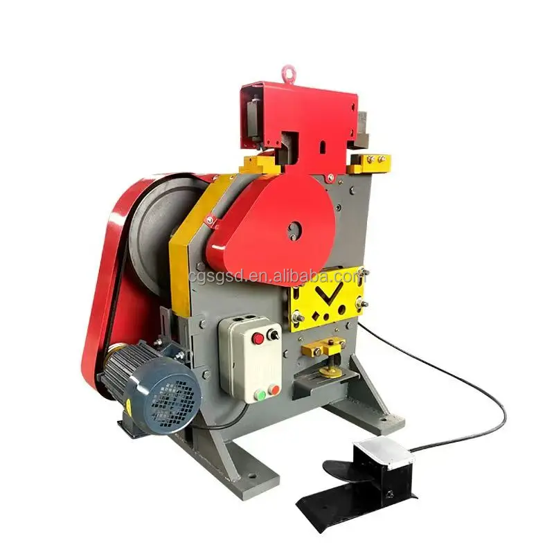Sale Small Combined Punching & Shearing CNC Ironworker New Mechanical Power Source Hole Puncher & Shear Machine