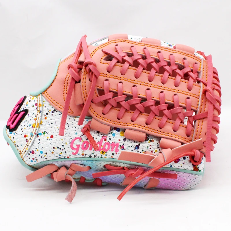 Gloves Factory Provide Break in Service Pink Softball Pitching Fast Pitch Glove For Girls