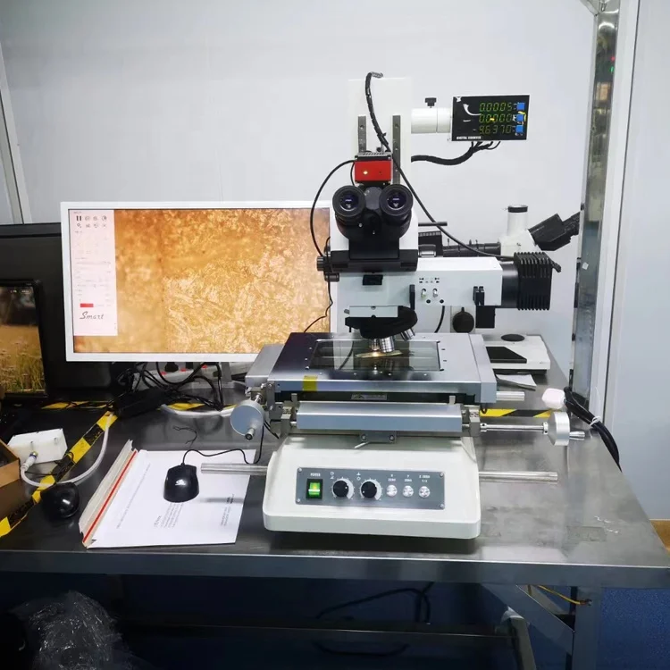 Factory price BD-100M-2010 metallurgical microscope Optic 50x-1000x with measurement for 12 inch wafer checking