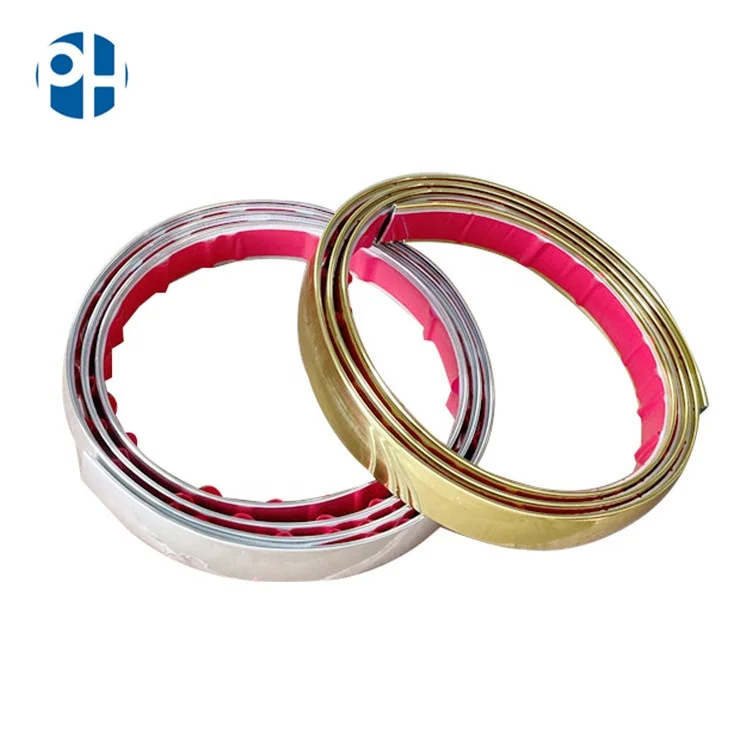 PH 25mm 3M Chrome Molding Trim Exterior Interior Guard Lower Window Side Strip Roof