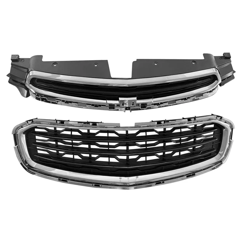Front Bumper Upper Grille and Lower Grill For Chevrolet Cruze 2015-2016