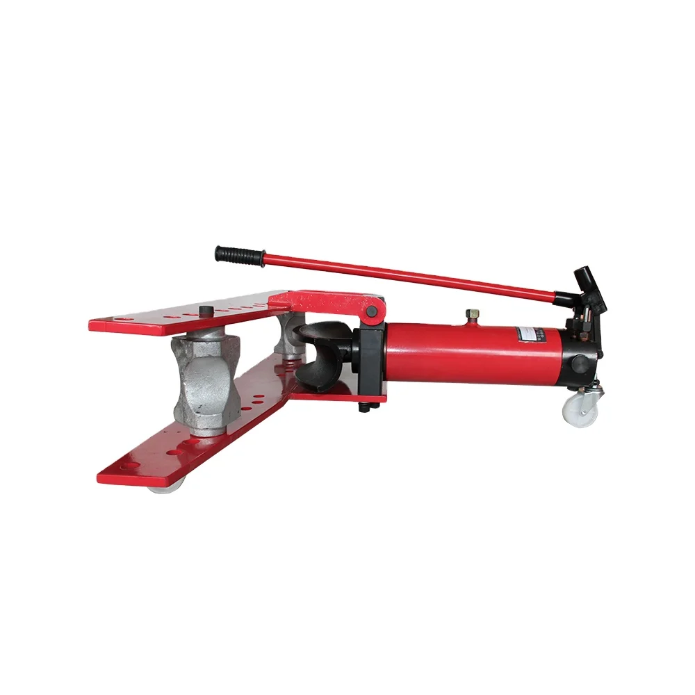 SWG-5 1/2-5 inch manual hydraulic pipe bending tool set round pipe bender hydraulic with 10 bending shoes