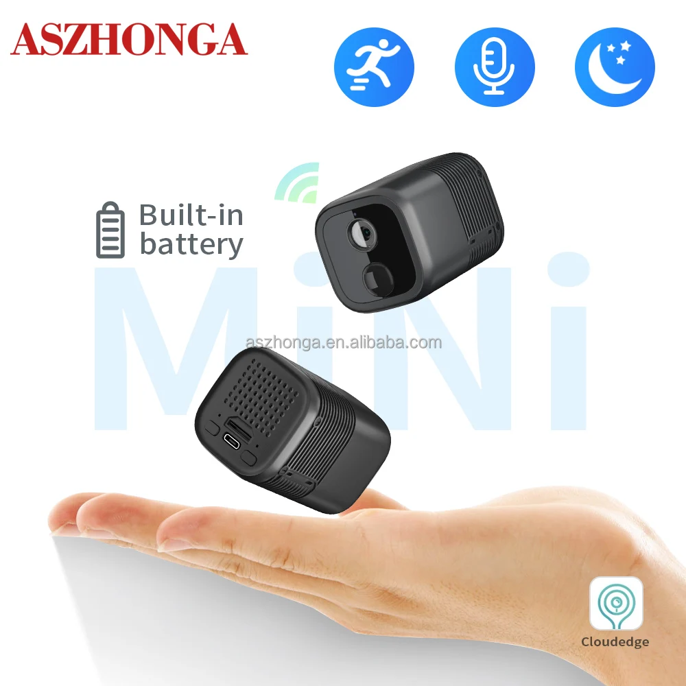 1080p Mini Camera Cctv Wifi Motion Detection  Ip Hd Detector High Capacity Battery Powered Secret A90 CAM
