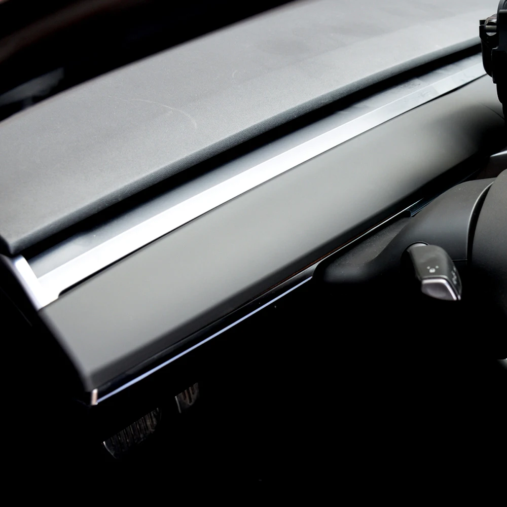 Matte Center Console Dashboard Panel Trim For Tesla Model 3 Car accessories 2017-2021