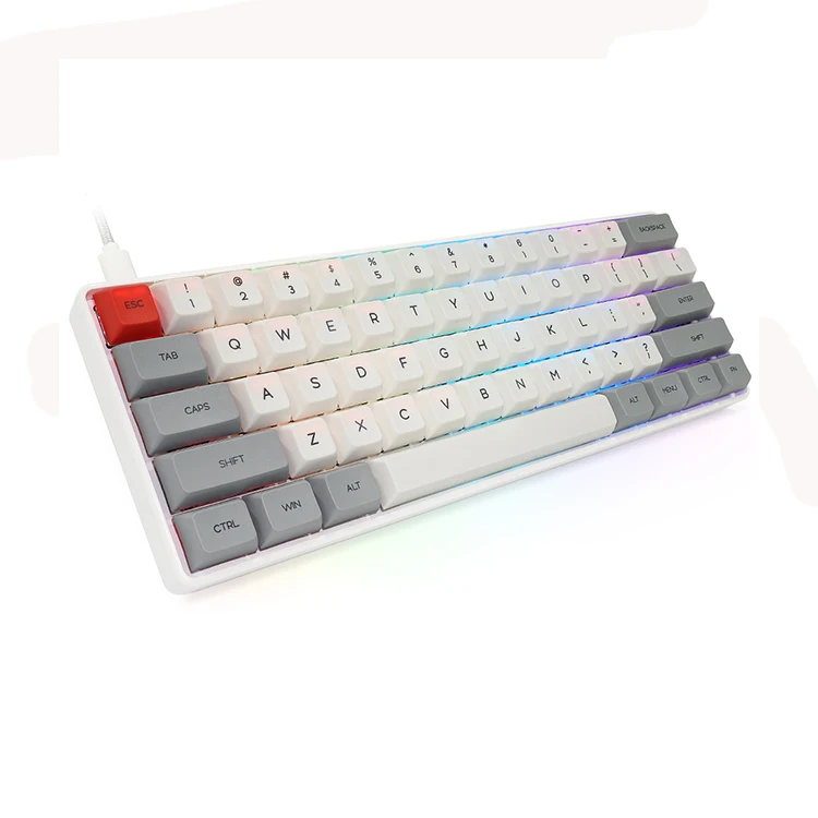  Компактный дизайн OEM Беспроводная игровая механическая клавиатура 60% с переключателем