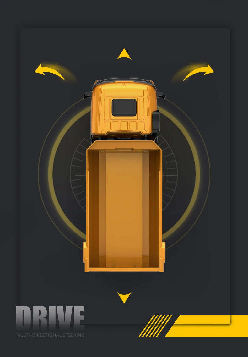 633A  2.4G remote-controlled dump truck remote-controlled transport vehicle hot selling simulation engineering car