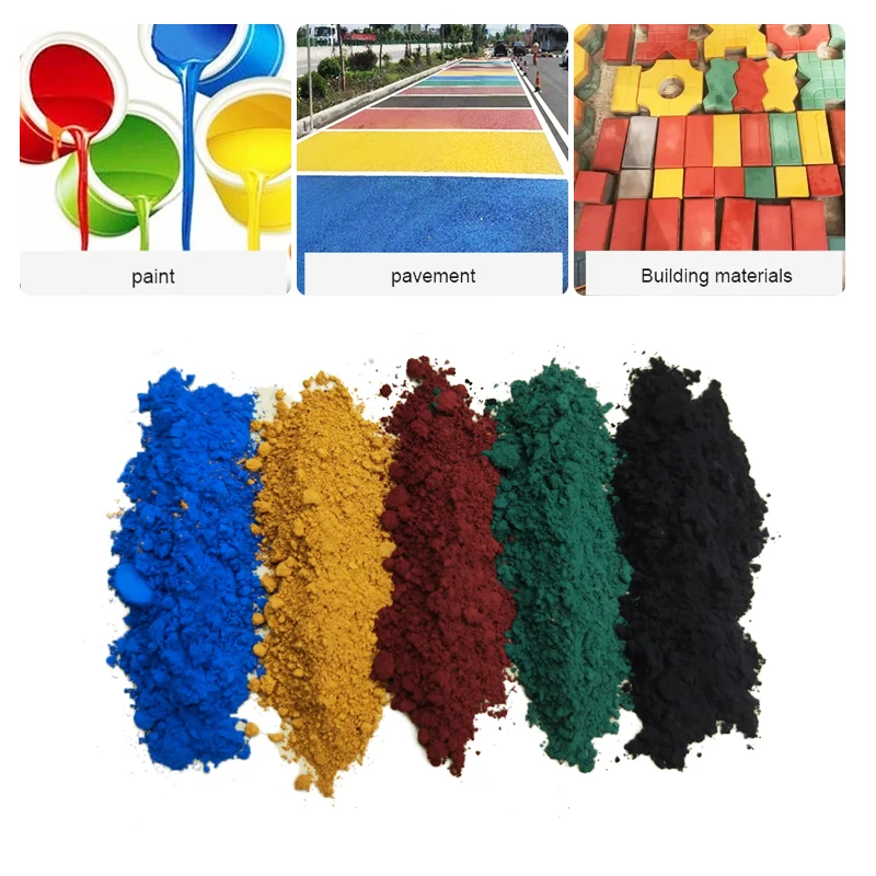 Ceramics Grade Good Dispersion Iron Oxide yellow Pigment Powder Fe2o3 powder iron Oxide