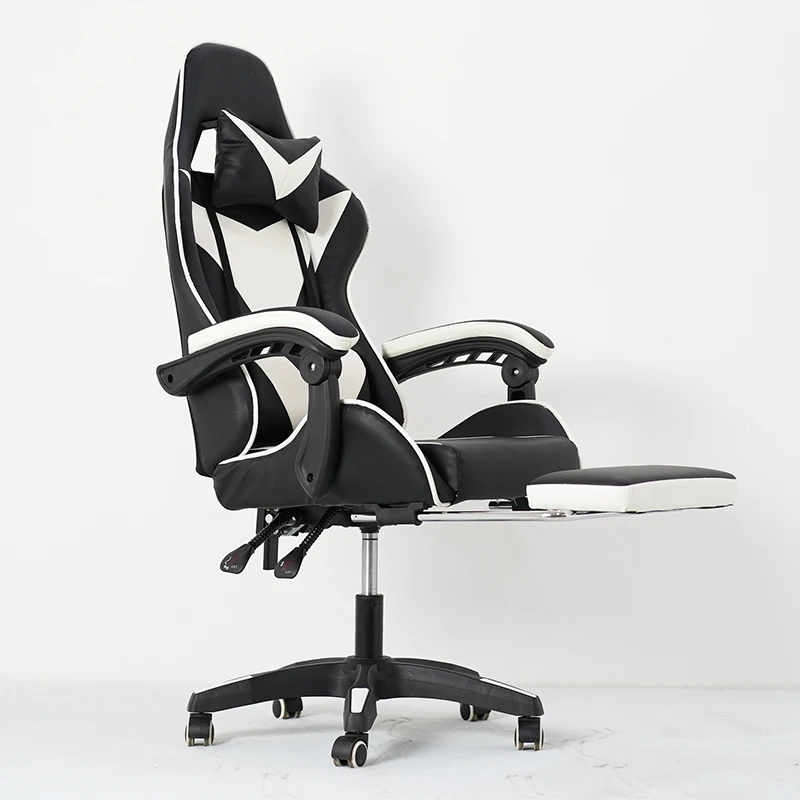 Factory Direct Ergonomic Recliner Adjustable Office Racing Gaming Chair With Footrest