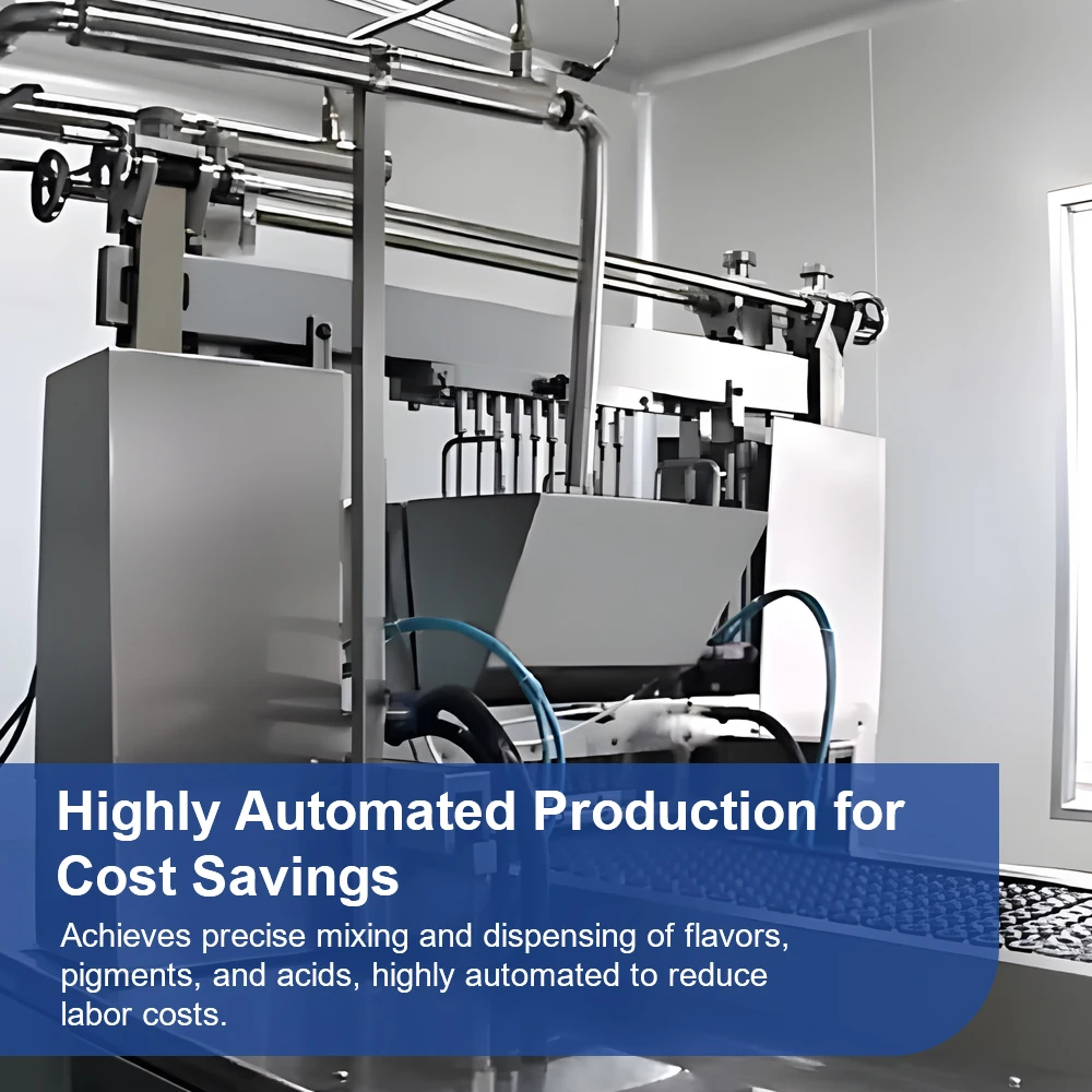 Finalwe High Productivity Fully automatic gummy candy machine