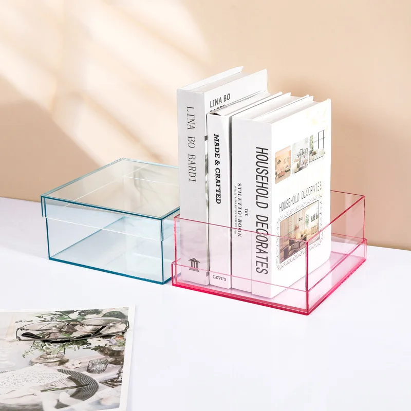 2023 Muticolorful Stackable Assemble Clear Foldable Simple Flip Display Stand Acrylic Shoe Sneakers Storage Magnetic Door Box