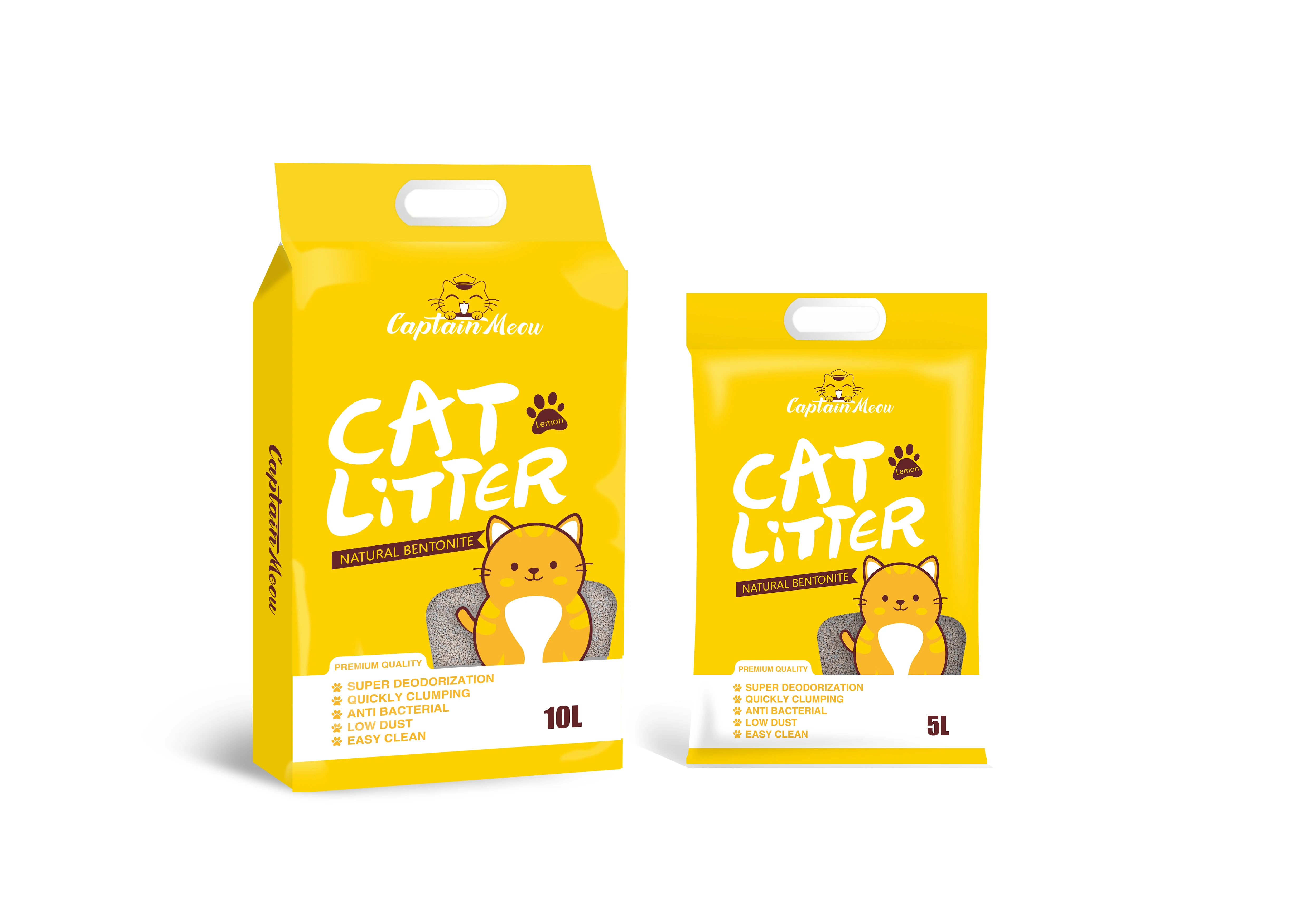 Bentonite cat litter
