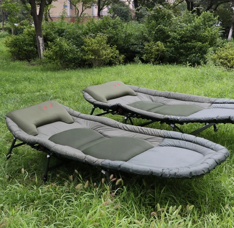 
comfortable high quality carp outdoor folding bedchair bed chair factory 