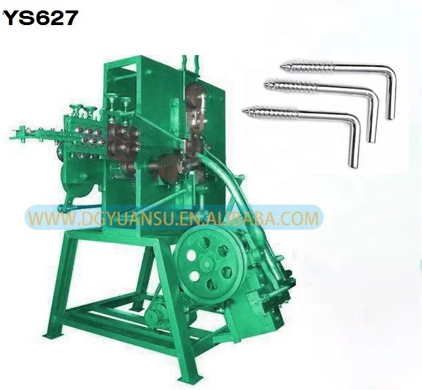
hot sale automatic mechanical screw eye hook making machine threaded L screw hook making machine 