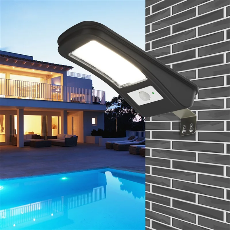 Cheap Garden Solar Lights Outdoor Lamp Wall Mounted Custom Led Wall Light with motion sensor PIR
