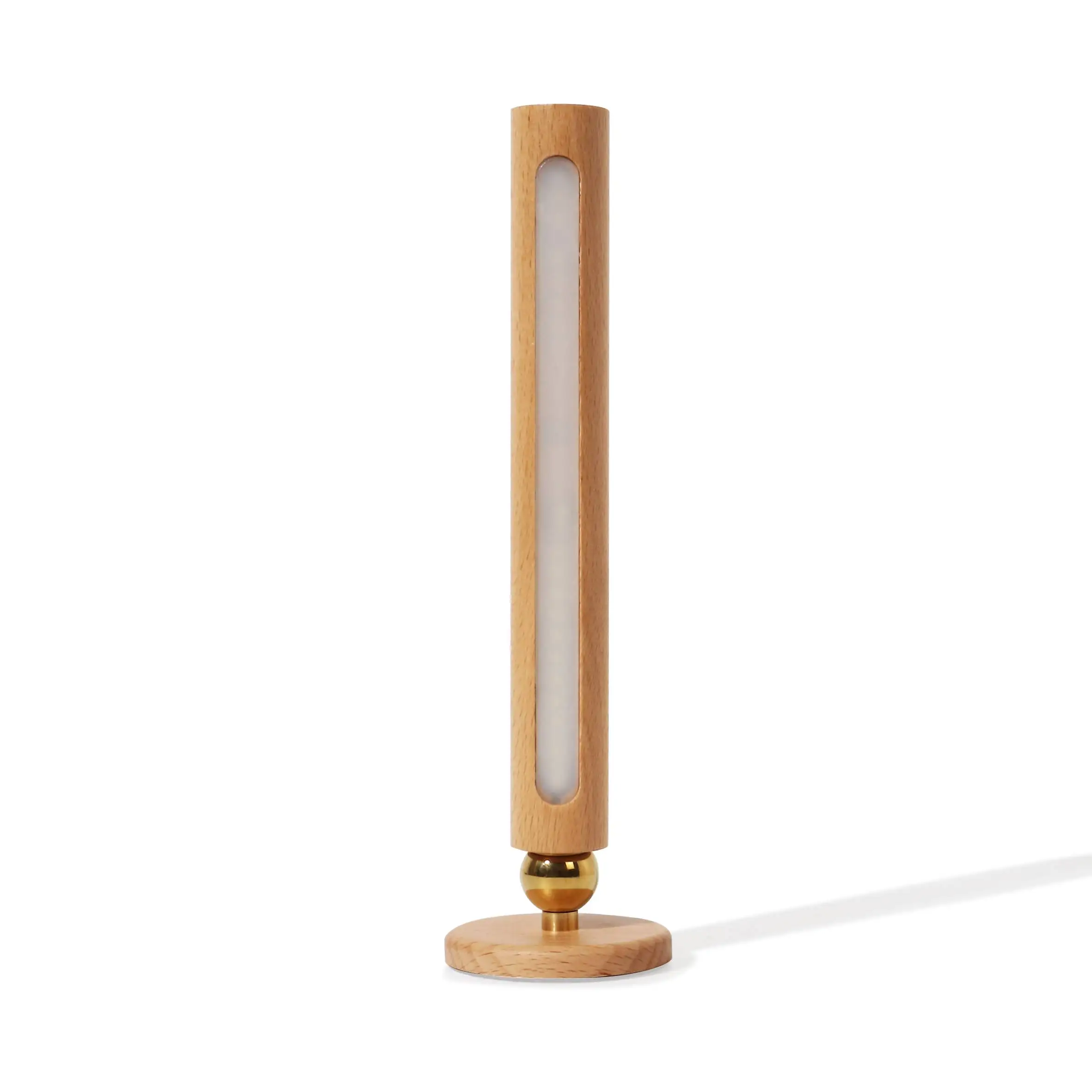 The Latest 2024 ODM/OEM Modern Wood Night Light for The Bedroom Bed Magnetic Base Removable Portable Night Light