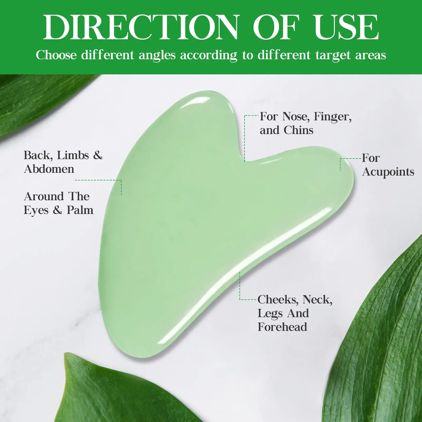 Rosemary Essential Oil Hair Growth Serum Natural Pure Organic Coconut Oil Tea Tree Oil and jade massager set