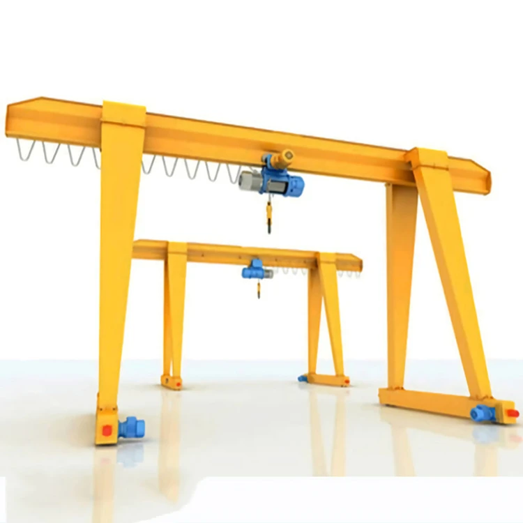 New design 5 10 ton mh type single girder gantry crane Mh Type Single Beam Hook Gantry Crane With Trolley