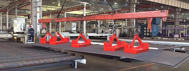 OEM PML 100 kg to 20 ton Super Strong lifting magnet lifter V-shape  3.5 Times Safety Rate Powerful Permanent Magnetic Lifter