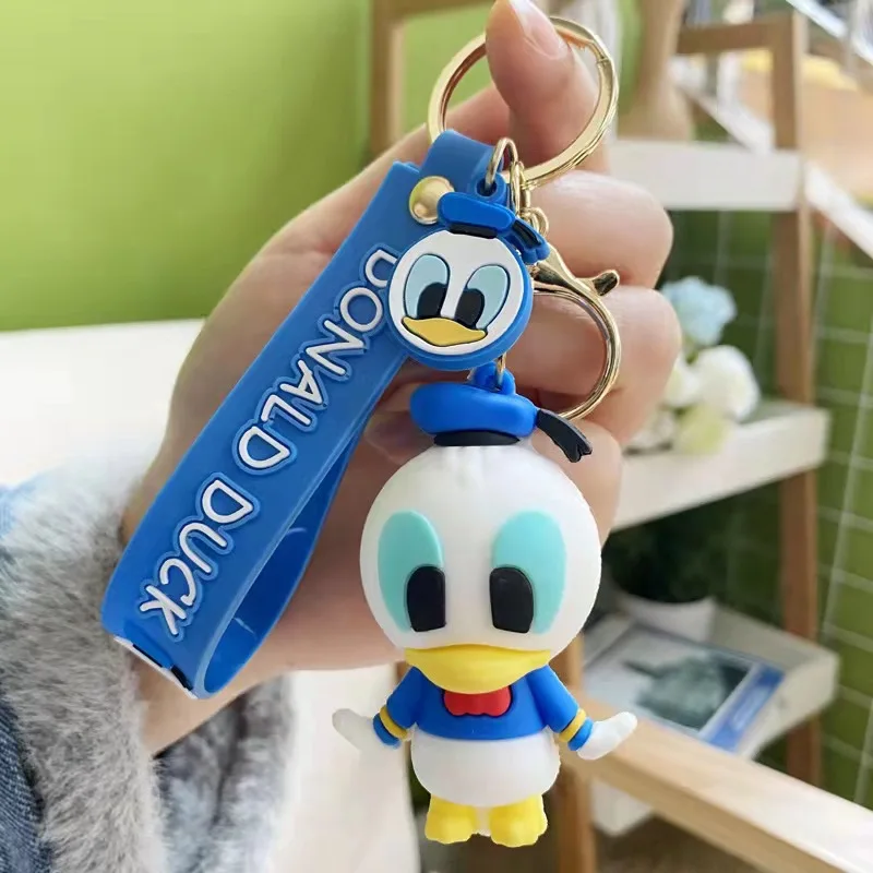 Cute Cartoon Stitch Keychain Mickey Minnie Keychain Accessories Wholesale Cute Mickey Keychain Wholesale