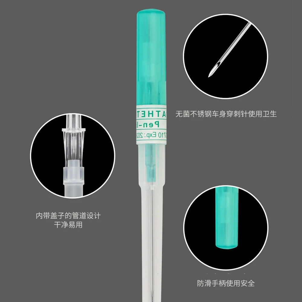 Decompensation Needles Pneumothorax Decompression Needle 14g 16g 18g 20g Thoracic Decompressions Needle
