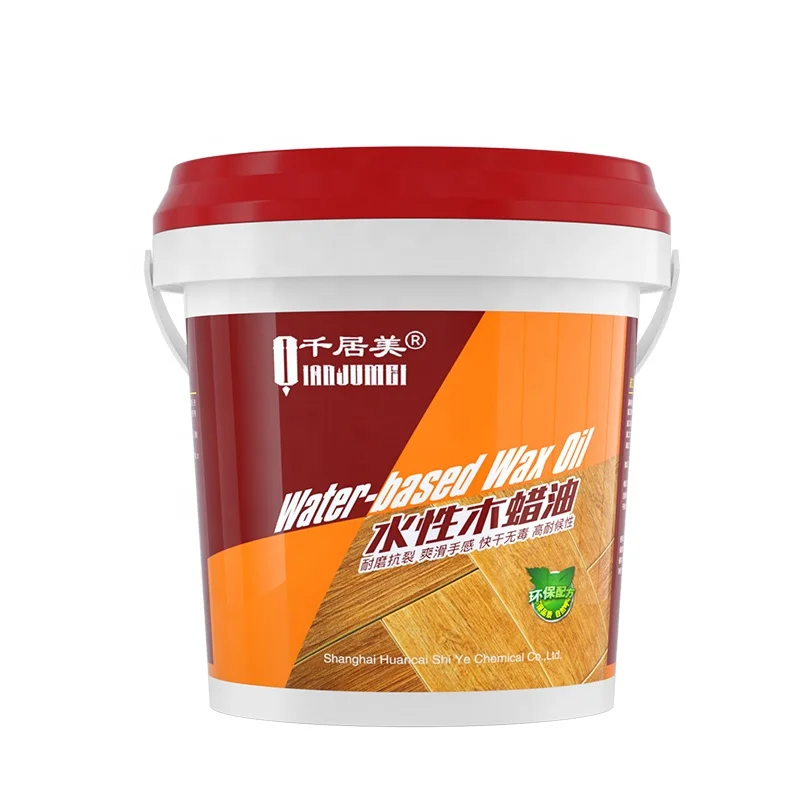 Outdoor Weather Resistant Mildew Proof Waterborne Wood Wax Oil Wood Lacquer Paint for Wood Floor