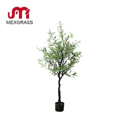Wholesale 160cm water proof plastic artificial olive tree inside decor plants bonsai