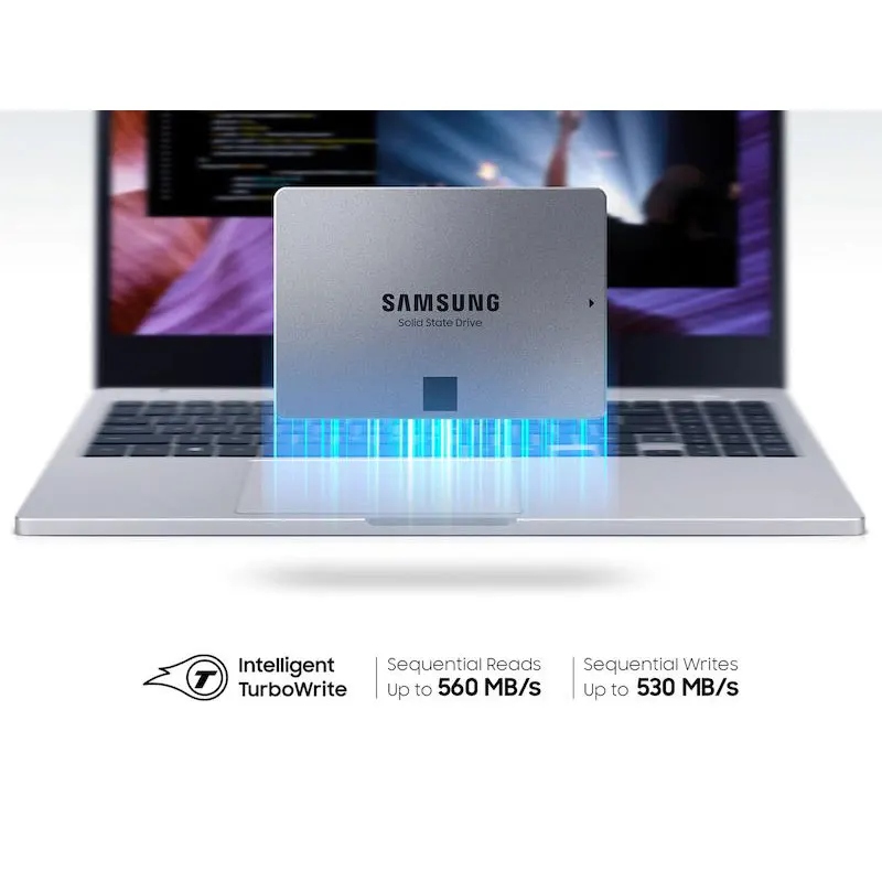 Samsung Ssd 870 Qvo 250gb 500gb 1tb 2tb 4tb Internal Solid State Disk Hard Drive Sata 3 2.5 Inch Laptop Desktop Pc Ssd 1tb